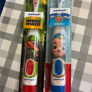 Kids Electric Toothbrush Set - Red and Blue